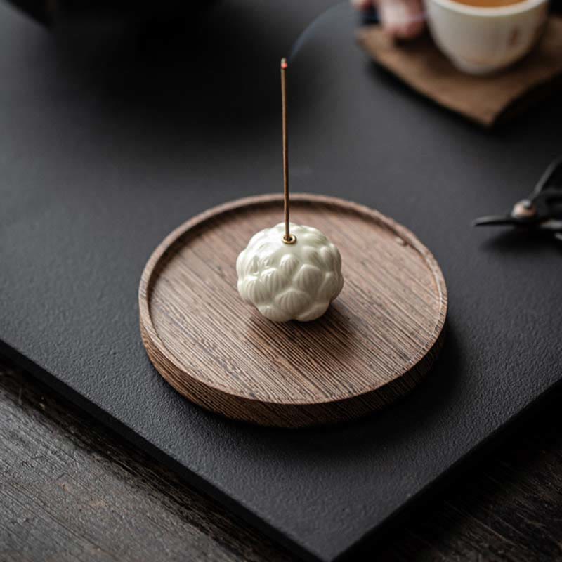 Buddha Stonesミニ蓮の花瞑想セラミックスティック小さな香炉装飾
