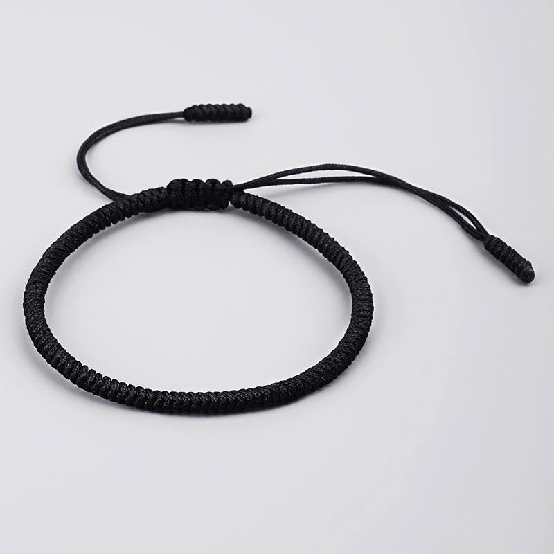 チベットのBuddha Stones3個入りキングコングノット手作りお守りブレスレット