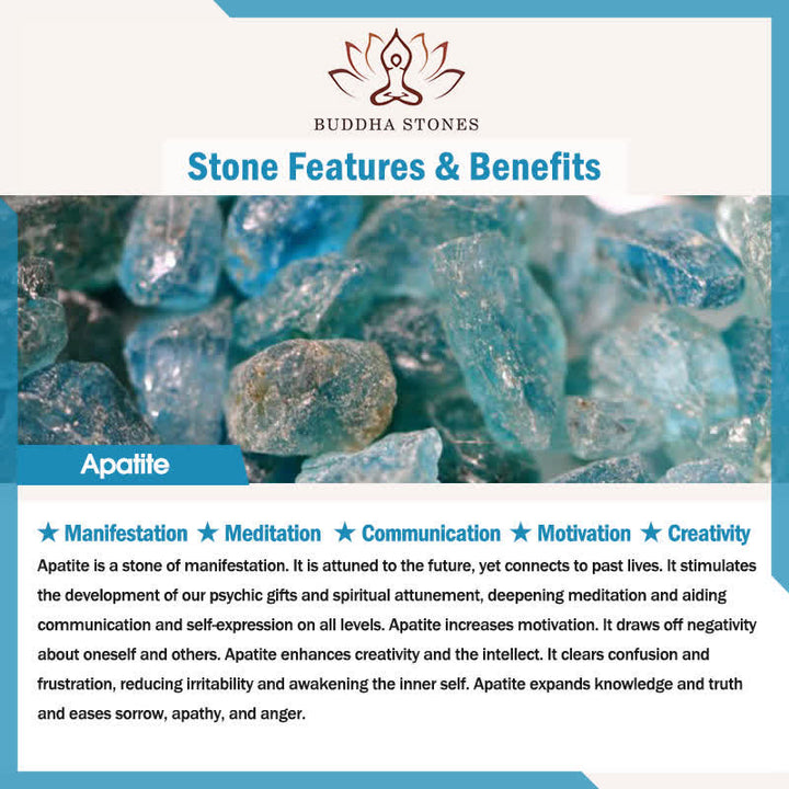 Buddha Stones108 個Malaビーズ アパタイト レッドストーン ロータス 瞑想 祈り ビーズ ブレスレット