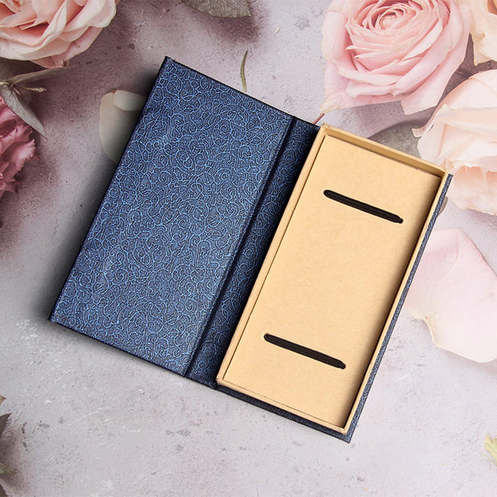 Buddha Stonesオリオール 鳥 花 黒檀 木製 ブックマーク ギフトボックス付き