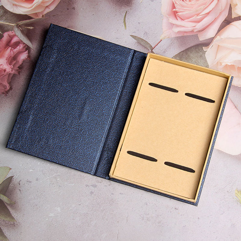 Buddha Stonesオリオール 鳥 花 黒檀 木製 ブックマーク ギフトボックス付き