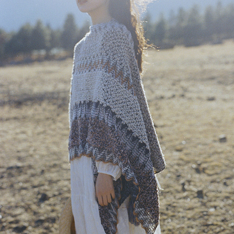 Buddha Stonesチベットショール グレーブラウンストライプ ニットタッセル 冬用 心地よい旅行用スカーフ ラップ