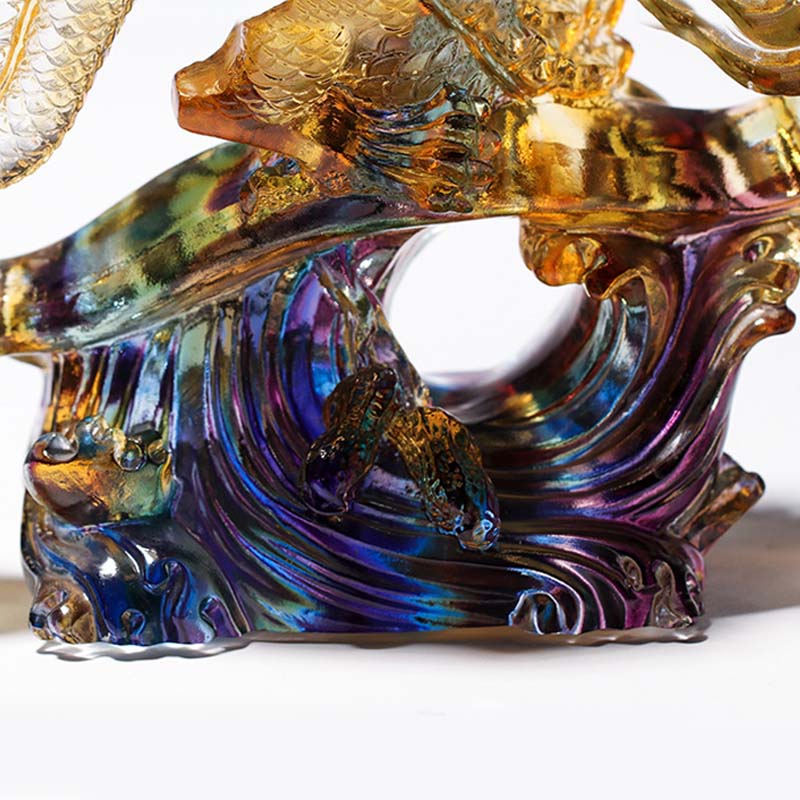 Buddha Stonesの年 手作り 如意ハンドル 琉璃クリスタルアートピース 保護 ホームオフィス 装飾