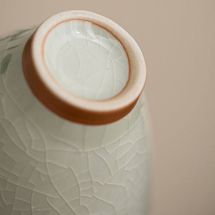 Buddha Stones柿舟 鯉 蓮 陶器 ティーカップ カンフーティーカップ 50ml