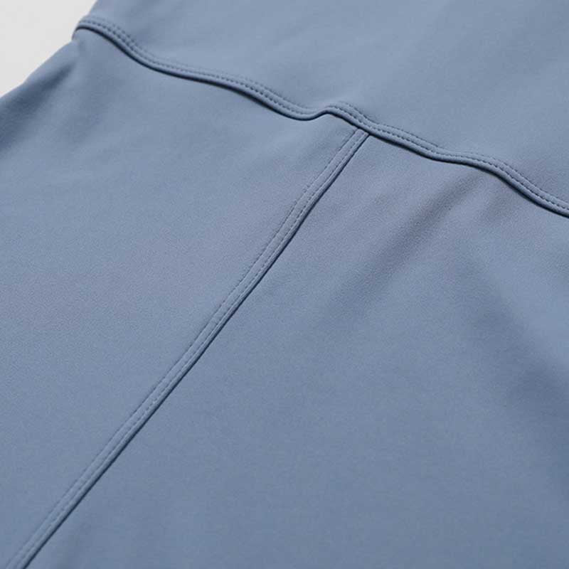 Buddha Stonesハイストレッチ ジッパー 半袖 ジャンプスーツ スポーツ フィットネス ヨガ レディース ボディスーツ - image 12