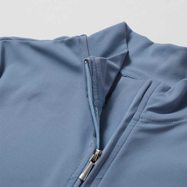 Buddha Stonesレディース ジッパー付き 長袖 シェイプウェア ジャンプスーツ スポーツ フィットネス ヨガ ボディスーツ - image 22