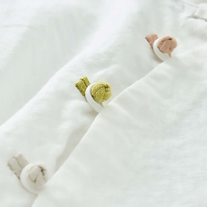 Buddha Stonesラミーリネンブラウスレディースシャツトップス中国漢服スタイル - image 19