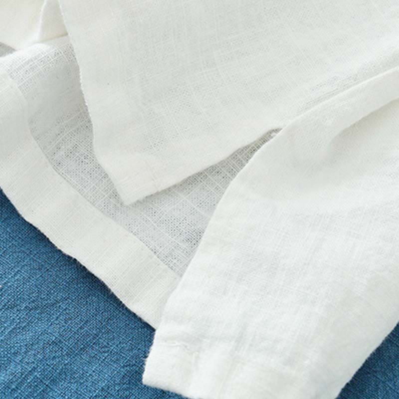 Buddha Stonesラミーリネンブラウスレディースシャツトップス中国漢服スタイル - image 22