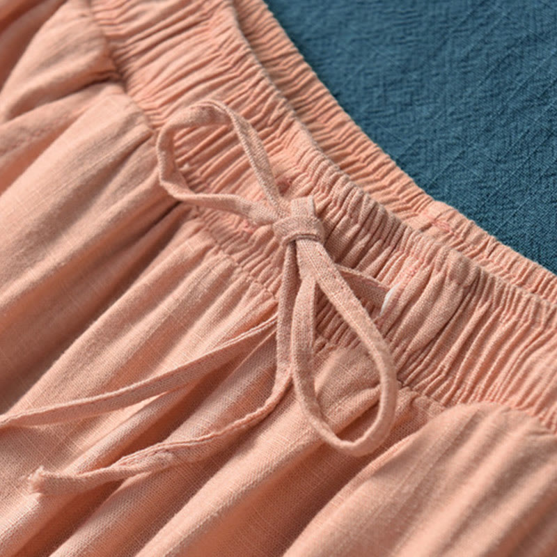 Buddha Stones無地 ワイドレッグパンツ ダンス レディース ヨガパンツ ポケット付き - image 37