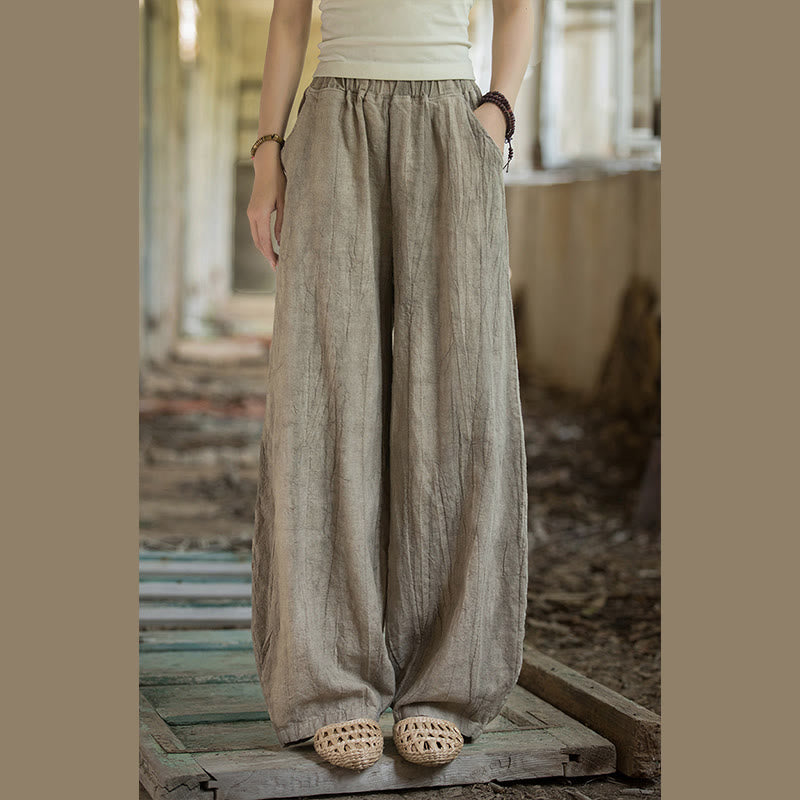 Buddha Stonesレトロ タイダイ ハーレムパンツ カジュアル レディース ヨガパンツ ポケット付き - image 8