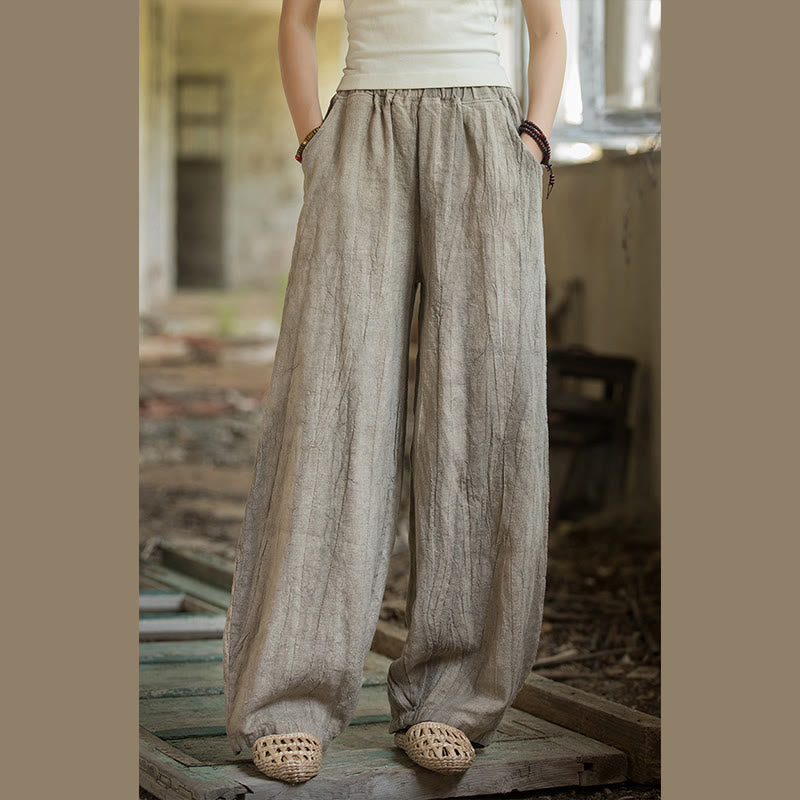 Buddha Stonesレトロ タイダイ ハーレムパンツ カジュアル レディース ヨガパンツ ポケット付き - image 7