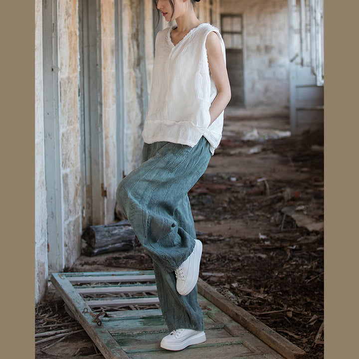 Buddha Stonesレトロ タイダイ ハーレムパンツ カジュアル レディース ヨガパンツ ポケット付き - image 32