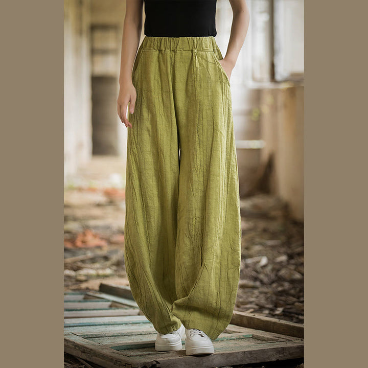 Buddha Stonesレトロ タイダイ ハーレムパンツ カジュアル レディース ヨガパンツ ポケット付き - image 56