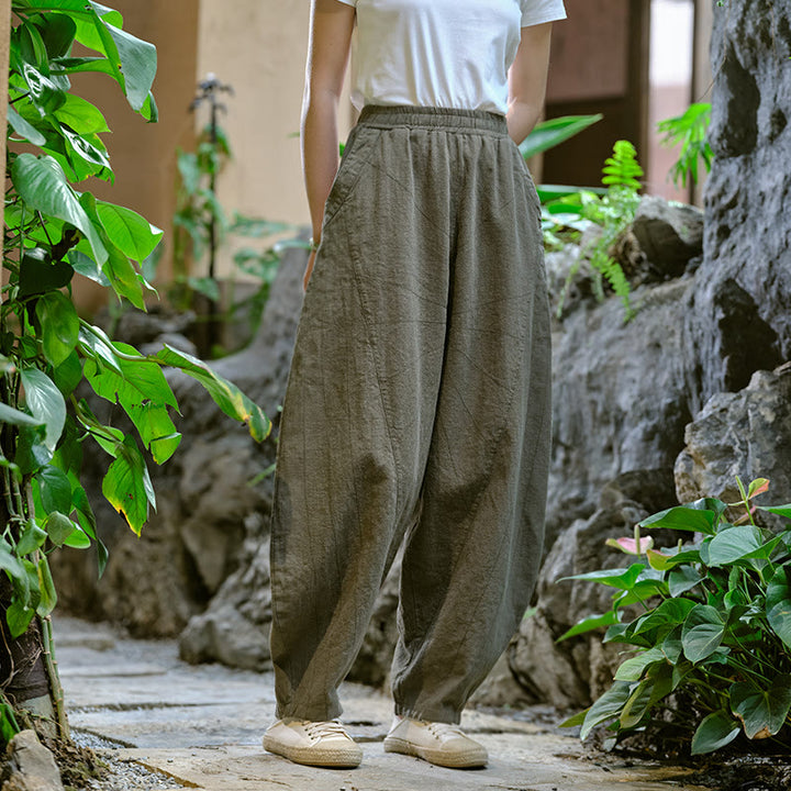 Buddha Stones無地 ゆったり ヨガ ハーレムパンツ ポケット付き - image 31