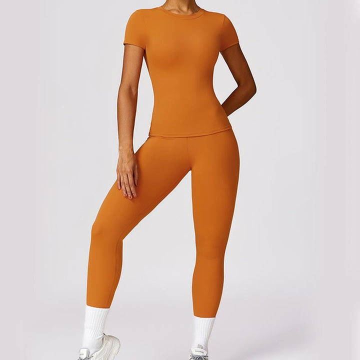 Buddha Stonesレディース 半袖 Tシャツ トップ ハイウエスト レギンス パンツ スポーツ ヨガ用 - image 18