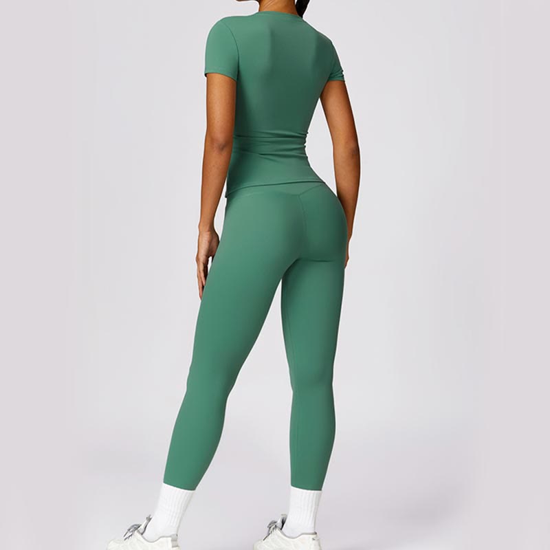 Buddha Stonesレディース 半袖 Tシャツ トップ ハイウエスト レギンス パンツ スポーツ ヨガ用 - image 34