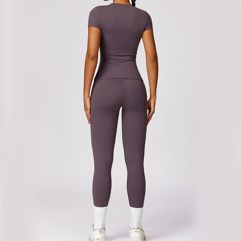 Buddha Stonesレディース 半袖 Tシャツ トップ ハイウエスト レギンス パンツ スポーツ ヨガ用 - image 48