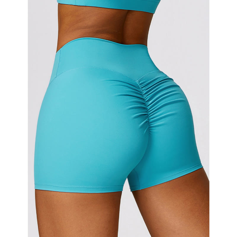 Buddha Stonesジム スポーツ ヨガ バックレス ブラ クロップ タンクトップ 通気性 ショーツ