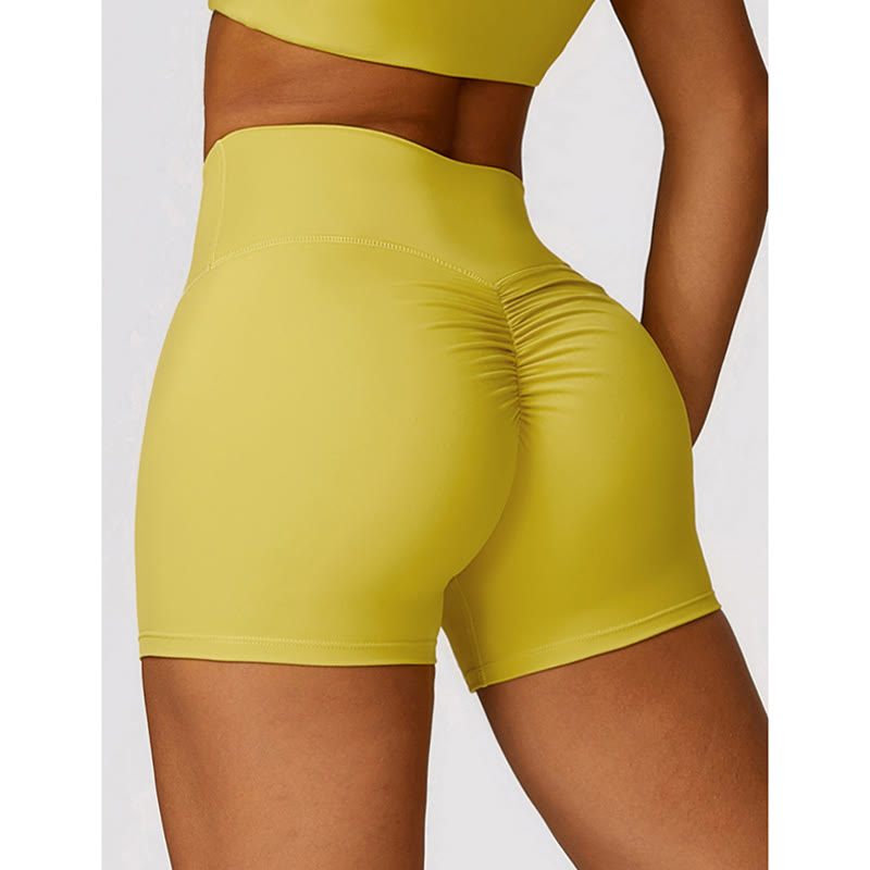 Buddha Stonesジム スポーツ ヨガ バックレス ブラ クロップ タンクトップ 通気性 ショーツ