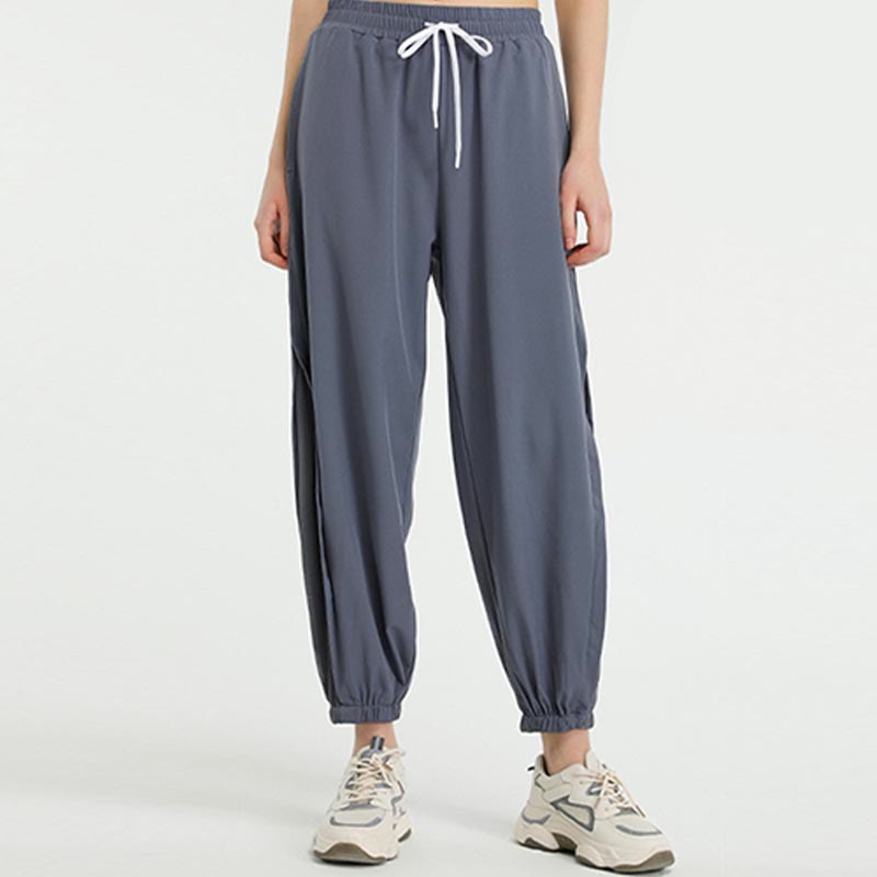 Buddha Stonesハイウエスト ルーズフィットネス ヨガ スポーツ トラックパンツ ポケット付き - image 2