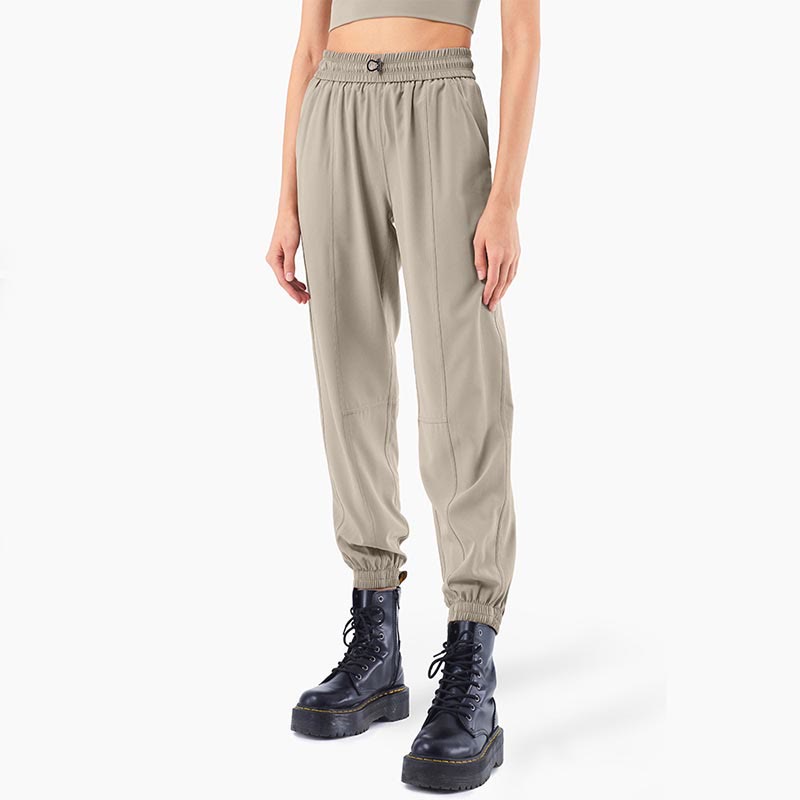 Buddha Stonesハイウエスト フィットネス ヨガ スポーツ ジョガー トラックパンツ ポケット付き スウェットパンツ