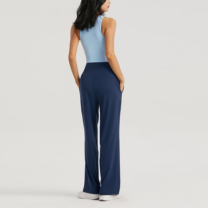 Buddha Stonesハイウエスト 通気性 トラックパンツ スポーツ フィットネス ヨガ用