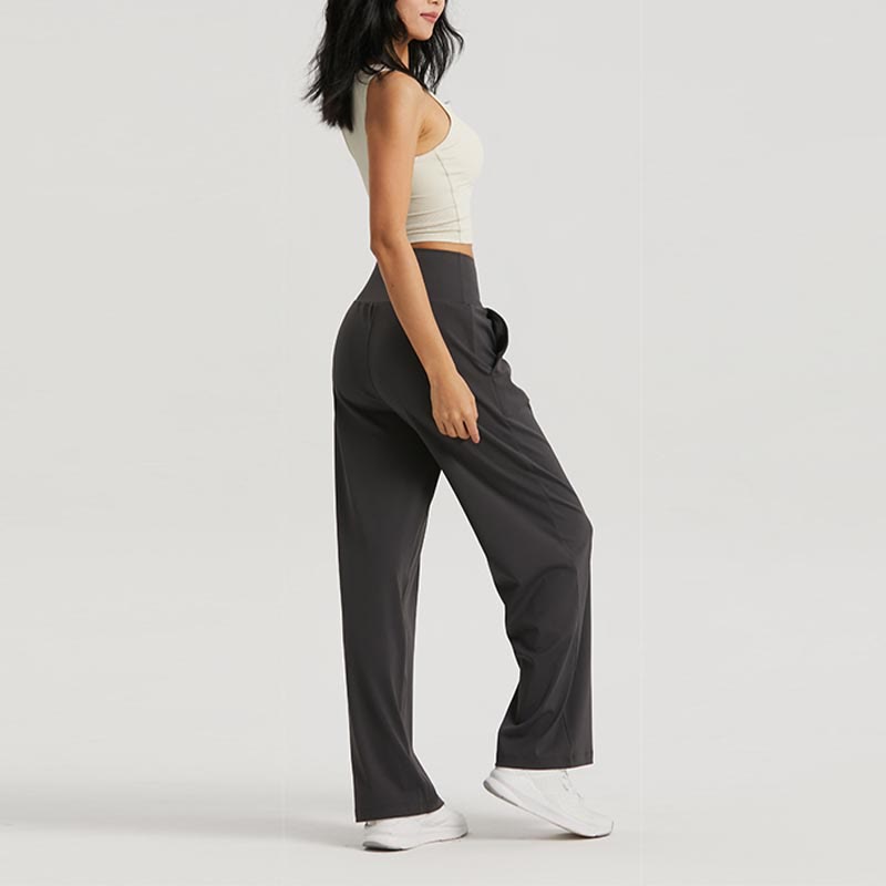 Buddha Stonesハイウエスト 通気性 トラックパンツ スポーツ フィットネス ヨガ用