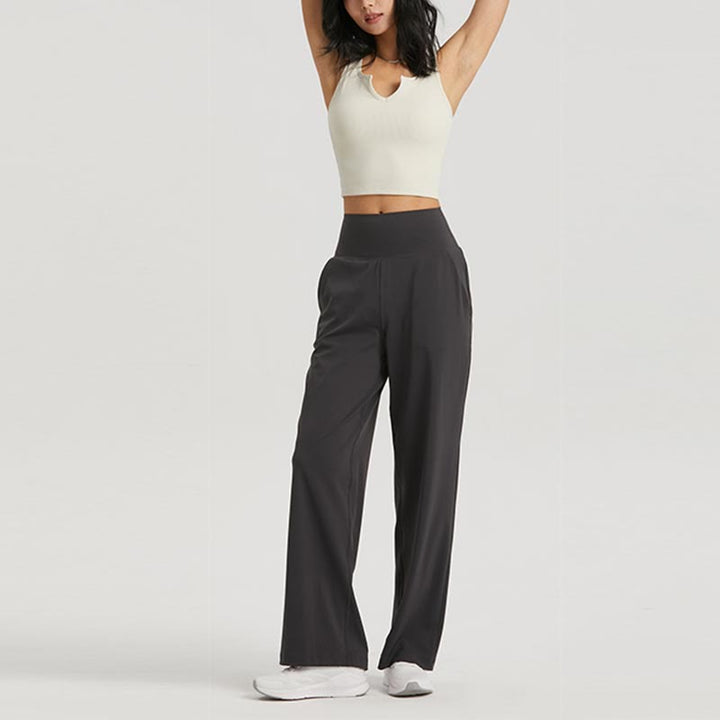 Buddha Stonesハイウエスト 通気性 トラックパンツ スポーツ フィットネス ヨガ用