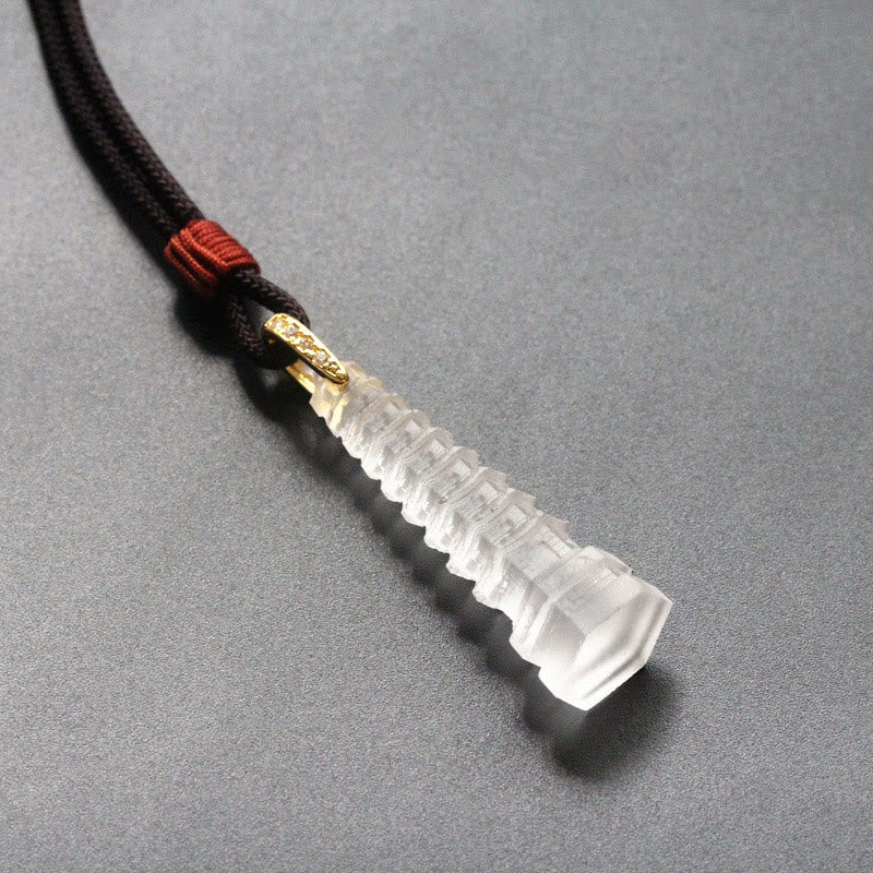 Buddha Stones琉璃 古代仏塔 知恵のネックレス