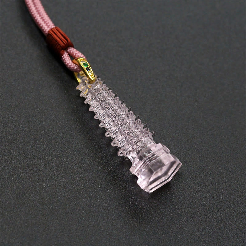 Buddha Stones琉璃 古代仏塔 知恵のネックレス