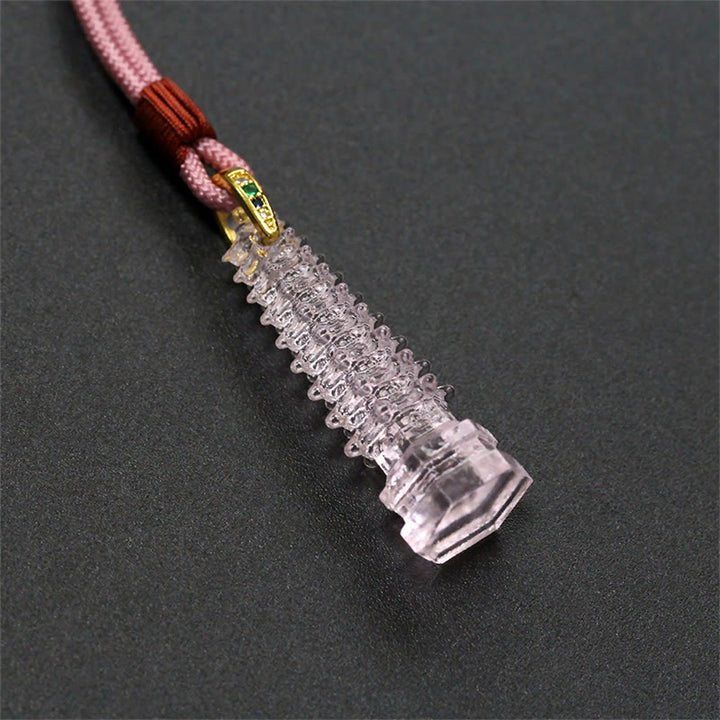 Buddha Stones琉璃 古代仏塔 知恵のネックレス