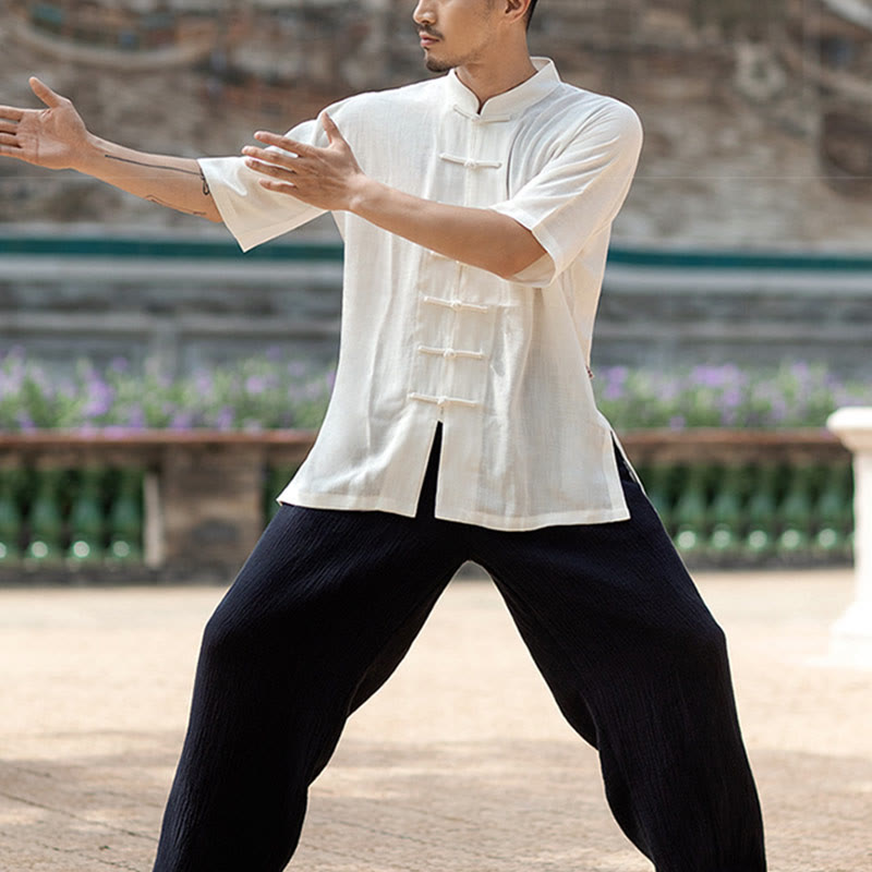 Buddha Stones無地 カエルボタン 瞑想 祈り スピリチュアル 禅 太極拳 気功 練習 ユニセックス 服セット