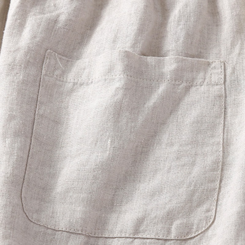 Buddha Stones無地フラワー ルーズドローストリング ハーレムパンツ ポケット付き - image 7