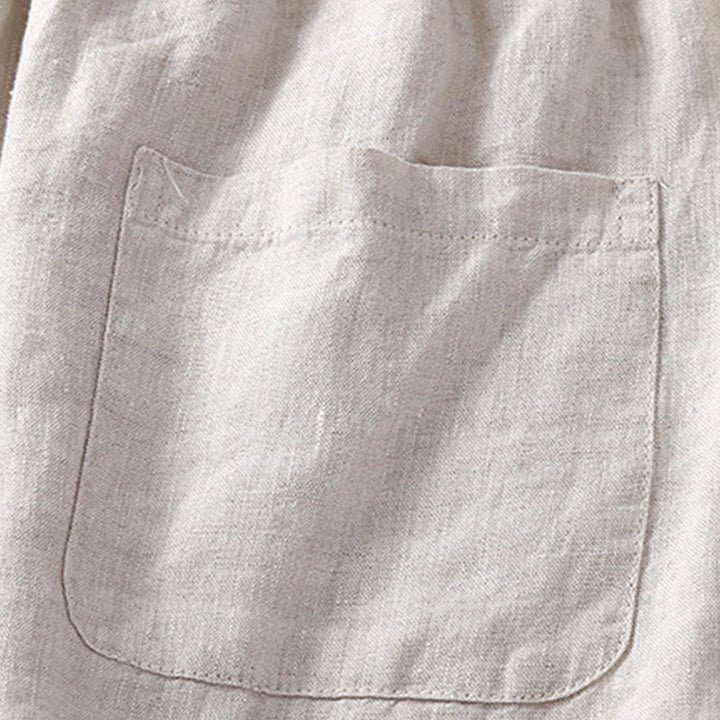 Buddha Stones無地フラワー ルーズドローストリング ハーレムパンツ ポケット付き - image 7