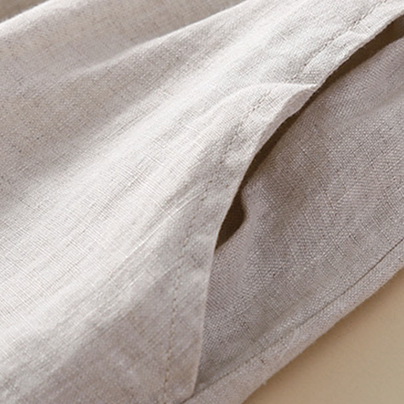 Buddha Stones無地フラワー ルーズドローストリング ハーレムパンツ ポケット付き - image 5