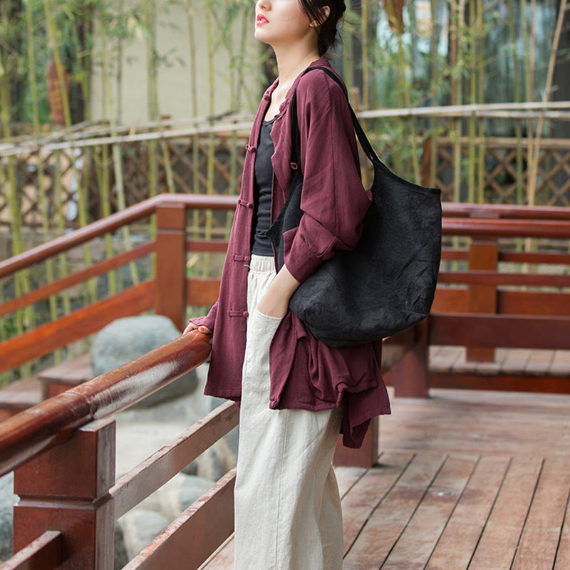 Buddha Stonesカエルボタン 長袖 禅瞑想 オープンフロント ジャケット ポケット付き - image 11