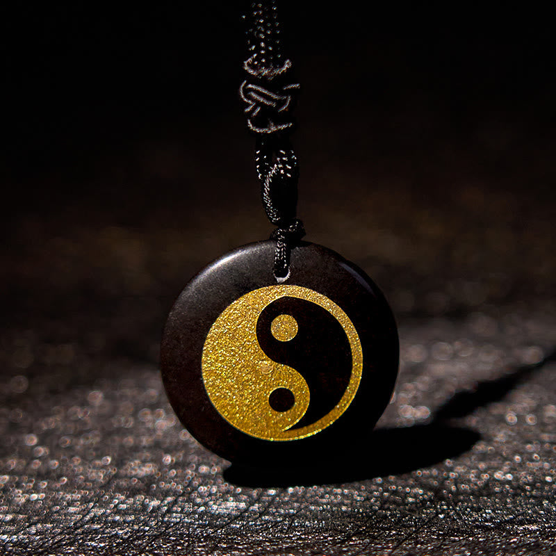 Buddha Stones各種クリスタルアメジストタイガーアイグリーンアベンチュリン陰陽スピリチュアルネックレスペンダント