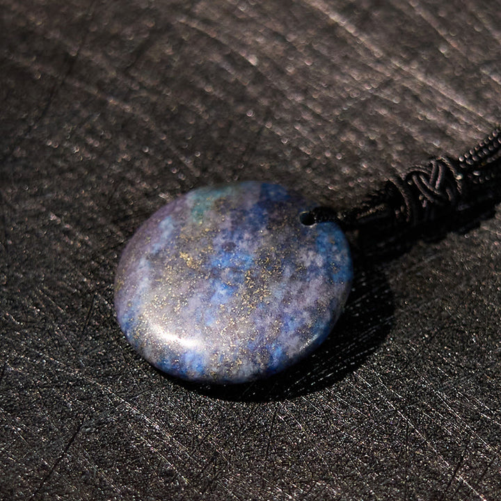 Buddha Stones各種クリスタルアメジストタイガーアイグリーンアベンチュリン陰陽スピリチュアルネックレスペンダント