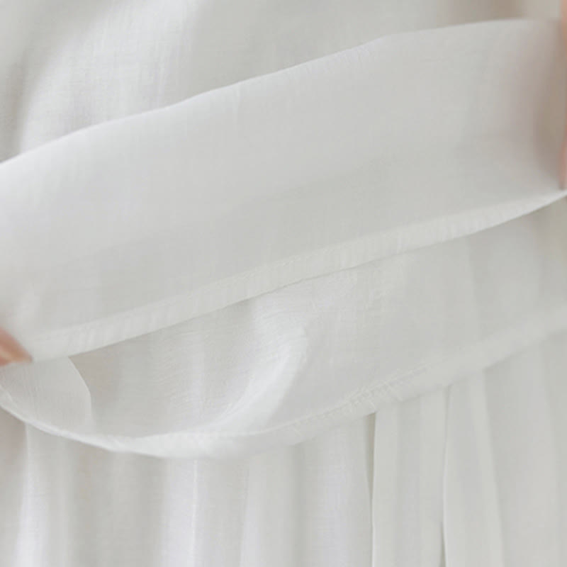 Buddha Stonesフラワー刺繍半袖Tシャツ ワイドレッグパンツ 2点セット