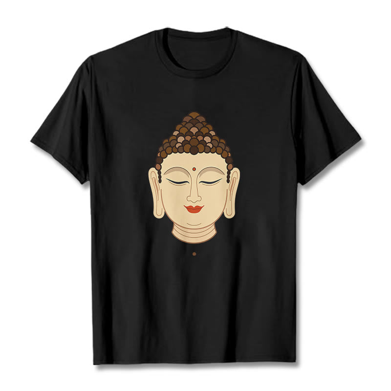 Buddha Stones瞑想仏陀Tシャツ - 黒 - 2XL - image 6