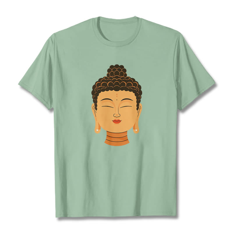Buddha Stonesの祝福された瞑想仏陀Tシャツ - ペールグリーン - 2XL - image 15