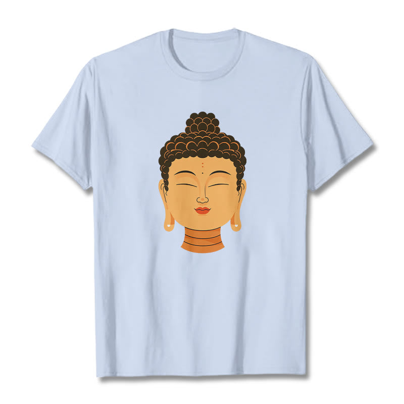 Buddha Stonesの祝福された瞑想仏陀Tシャツ - ライトシアン - 2XL - image 10