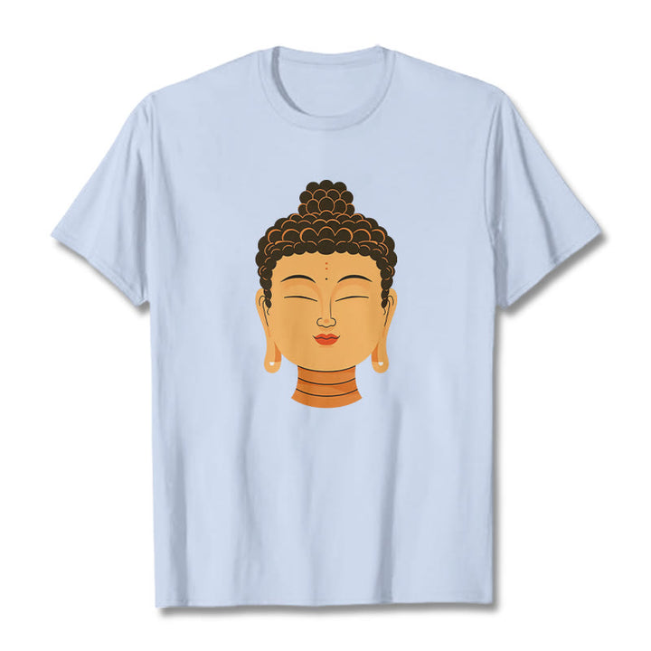 Buddha Stonesの祝福された瞑想仏陀Tシャツ - ライトシアン - 2XL - image 10