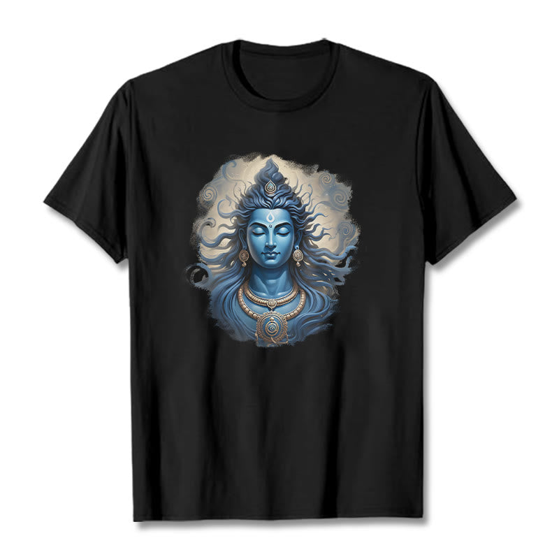 Buddha Stones OM NAMAH SHIVAYA Buddha Tee Tシャツ - 黒 - 2XL - image 6
