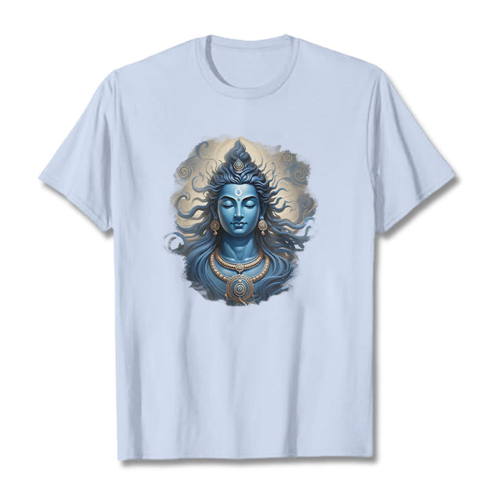 Buddha Stones OM NAMAH SHIVAYA Buddha Tee Tシャツ - ライトシアン - 2XL - image 1