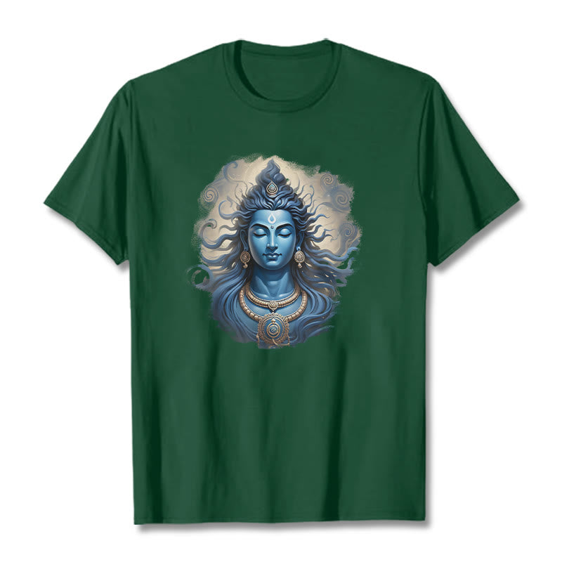 Buddha Stones OM NAMAH SHIVAYA Buddha Tee Tシャツ - フォレストグリーン - 2XL - image 12