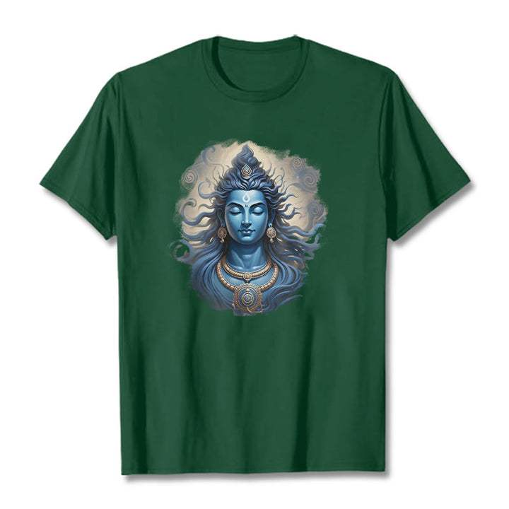 Buddha Stones OM NAMAH SHIVAYA Buddha Tee Tシャツ - フォレストグリーン - 2XL - image 12
