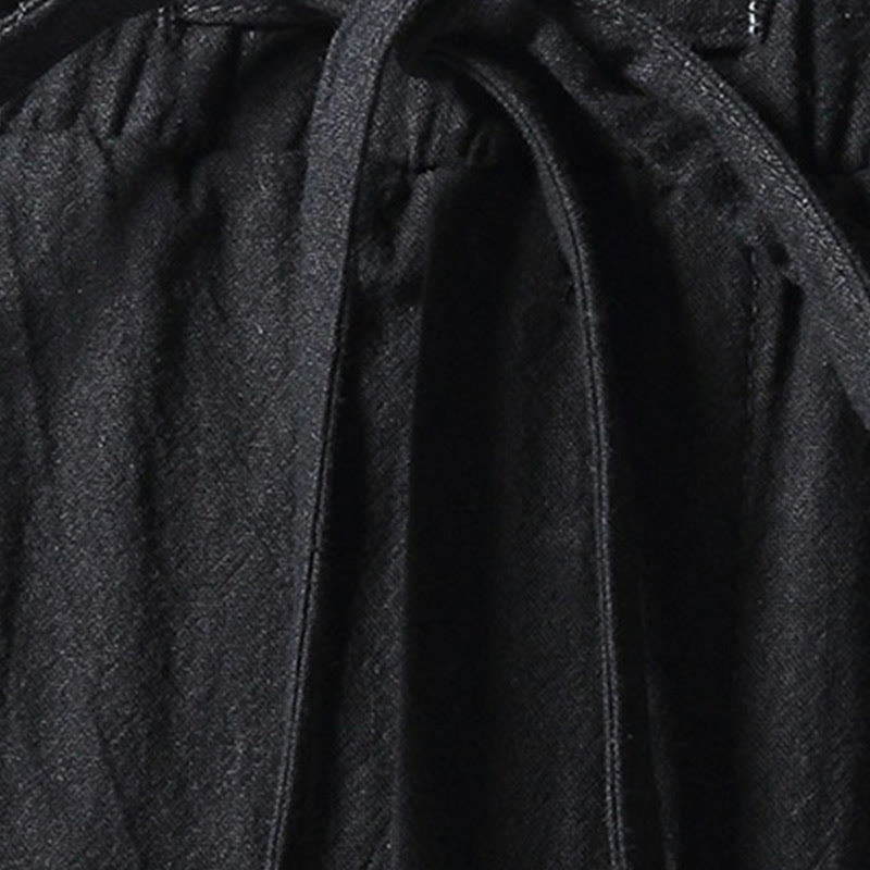 Buddha Stones無地コットンリネンカジュアルメンズハーレムパンツ(ポケット付き) - image 3