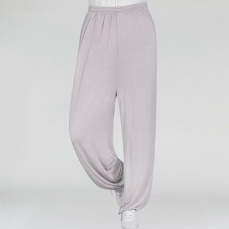 Buddha Stones夏用 伸縮性ウエスト 太極拳 気功練習用 モダール ユニセックスパンツ - ゲインズボロ - 3XL- 米国/UK/AU/ EUに適合 - 2XL - image 33