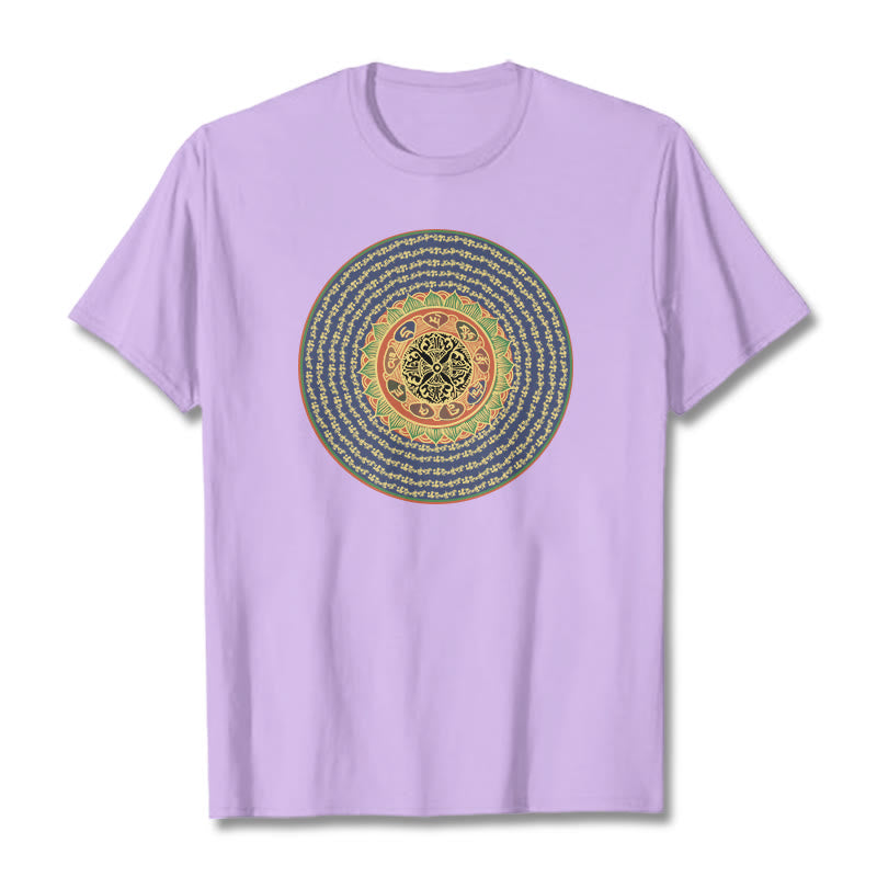 Buddha Stones 108オーム・マニ・パドメ・フムマントラ サンスクリット T シャツ - 梅 - 2XL - image 19
